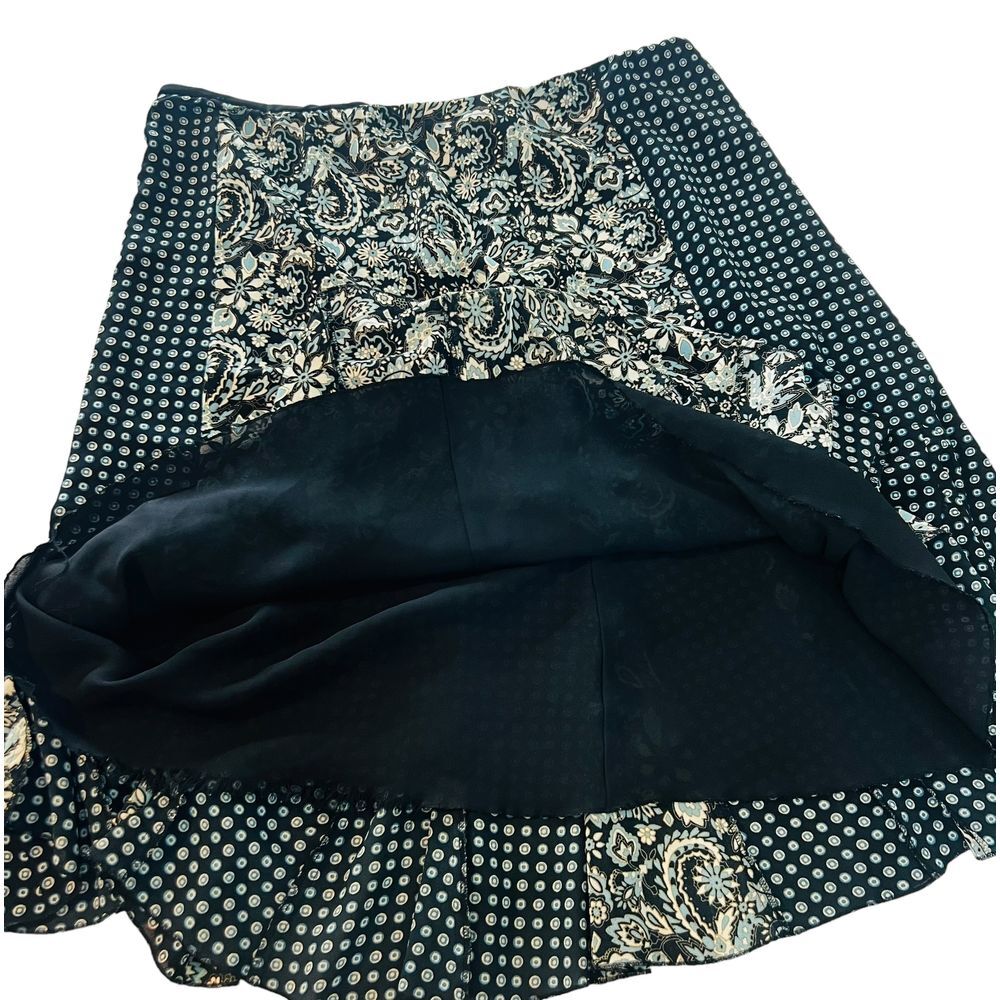 Emma James Woman Plus Size 18W Skirt Paisley & Circles Print Pull On Waist - Picture 3 of 7